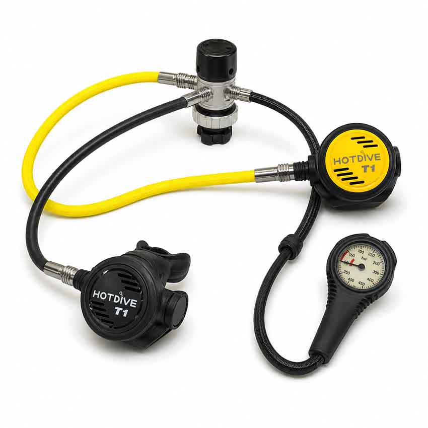 Регулятор HotDive S1 T1G с октопусом и манометром